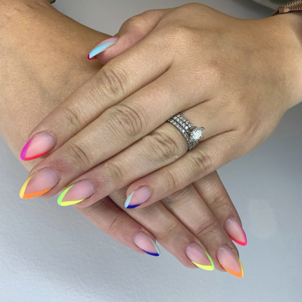 French Mani/Time Add On at The Mani Pedi Parlor in Linden, MI