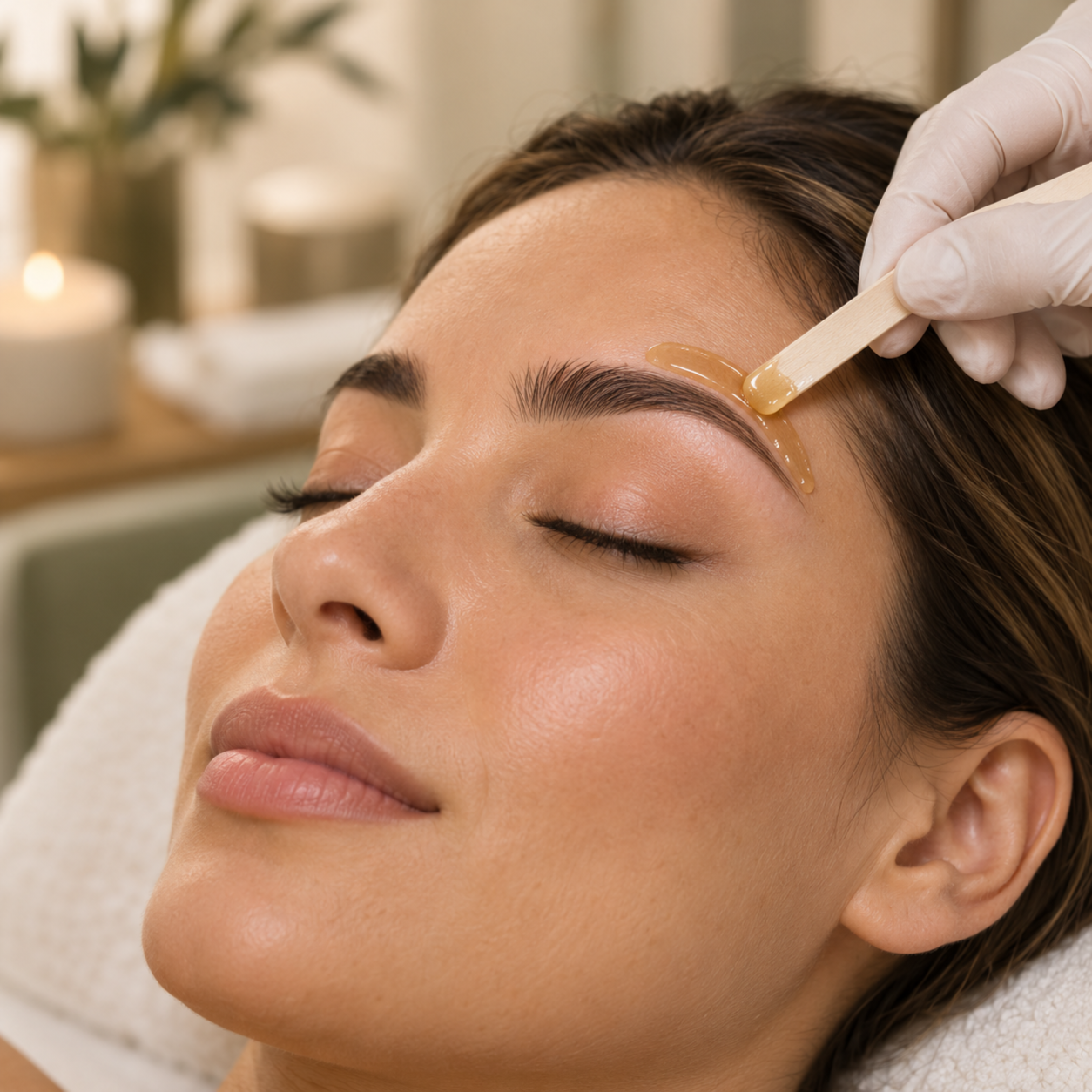Brow Tint and Shaping at Olea Beauty in Waltham, MA