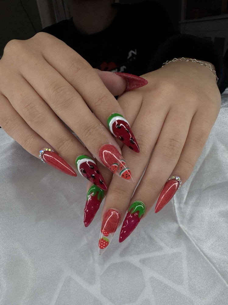 Custom Full Set at Allie Rhi Nails in Terre Haute, IN