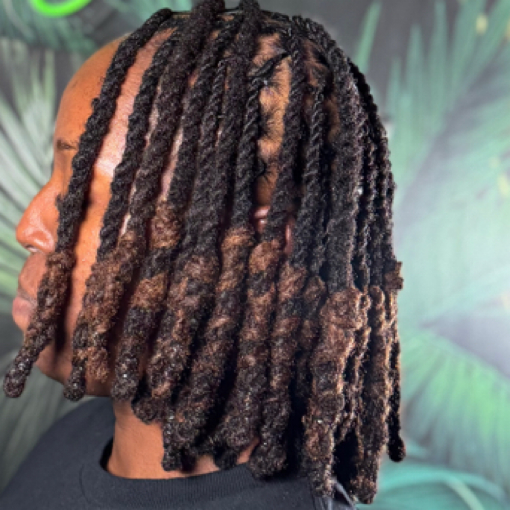 Loc Retwist & Simple Style at THEE KEE 2 UR LOCS in Upper Marlboro Md, MD