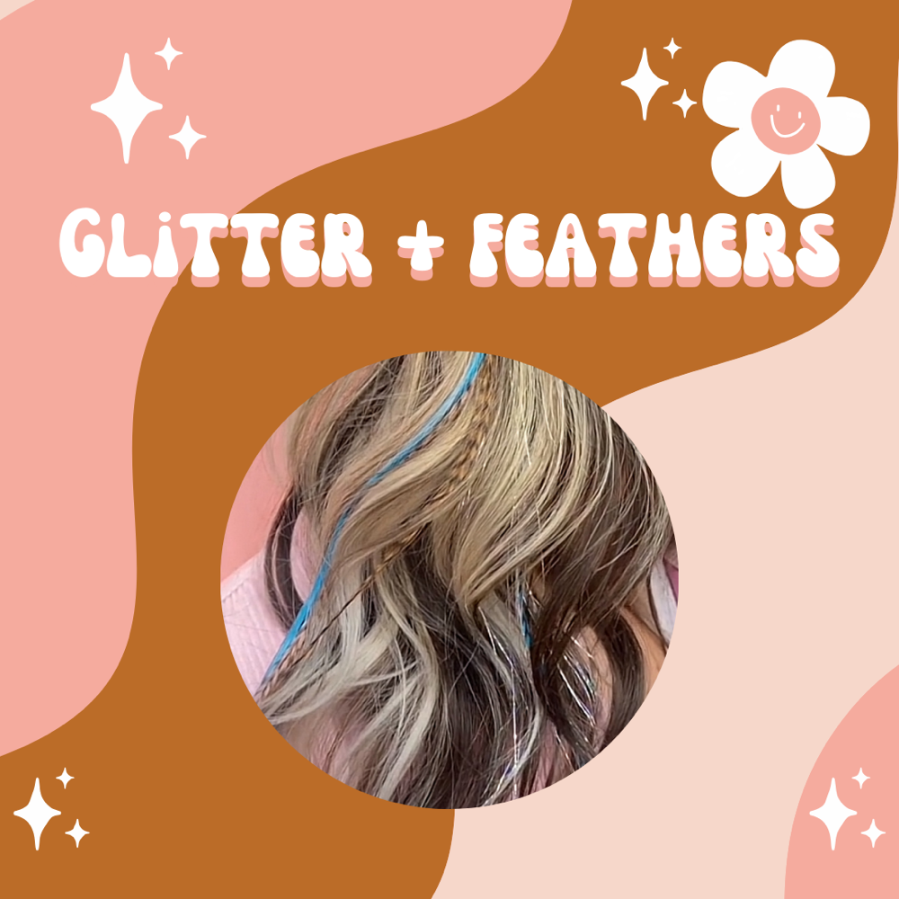 Glitter + Feathers