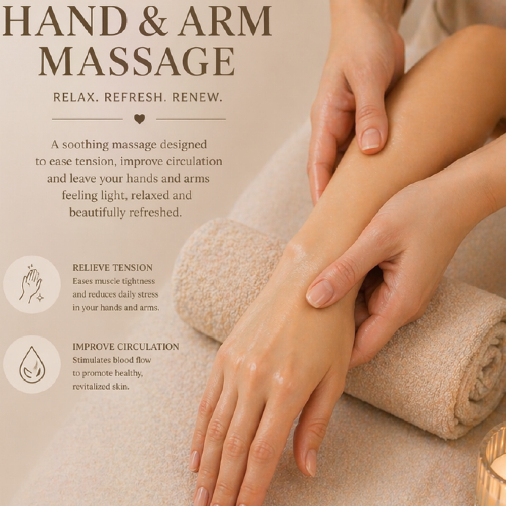 Hand & Arm Massage at Ambertipz in Raleigh, NC