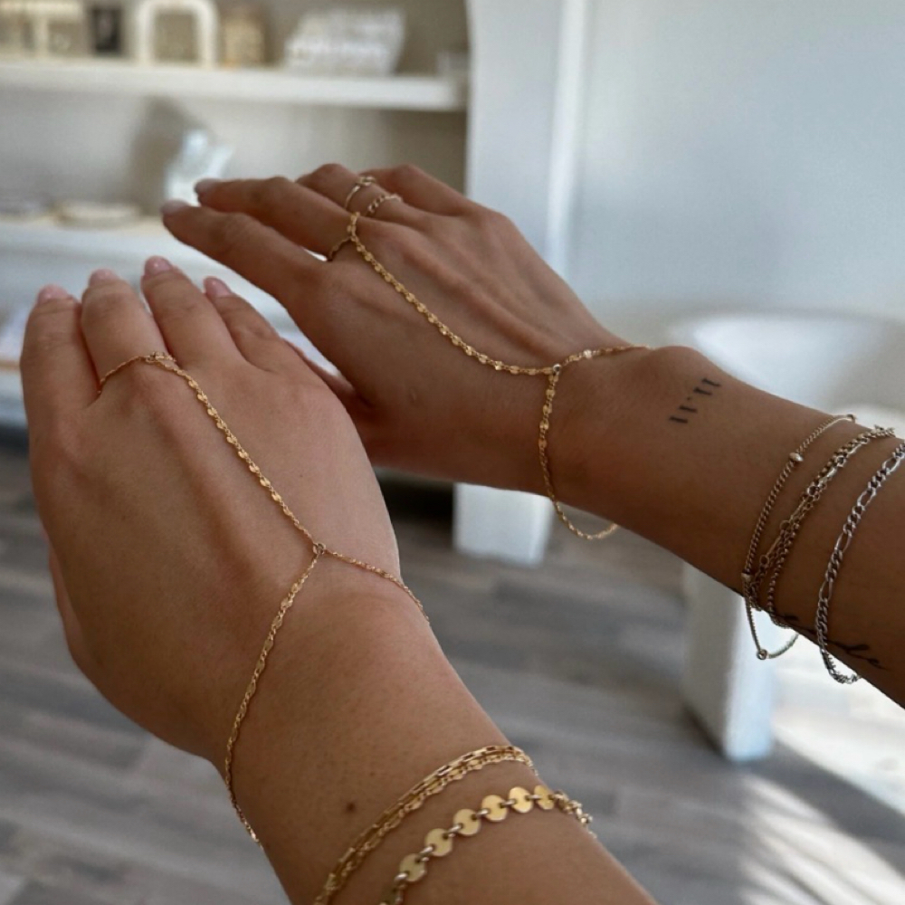 Faithful Lynx Hand Chains at Faithful Lynx Permanent Jewelry