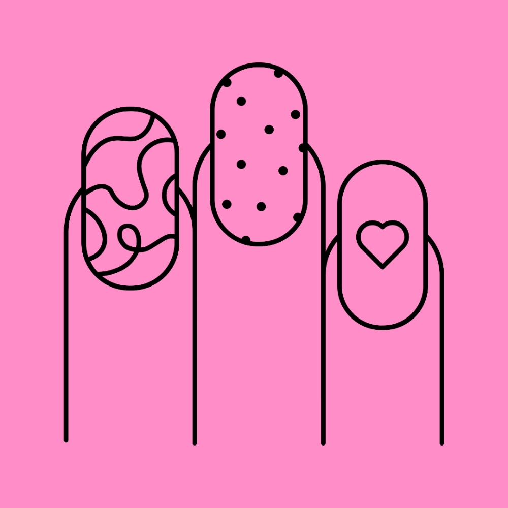 3D Nail Art Per Finger at Cosmic Claws in Sevierville, TN