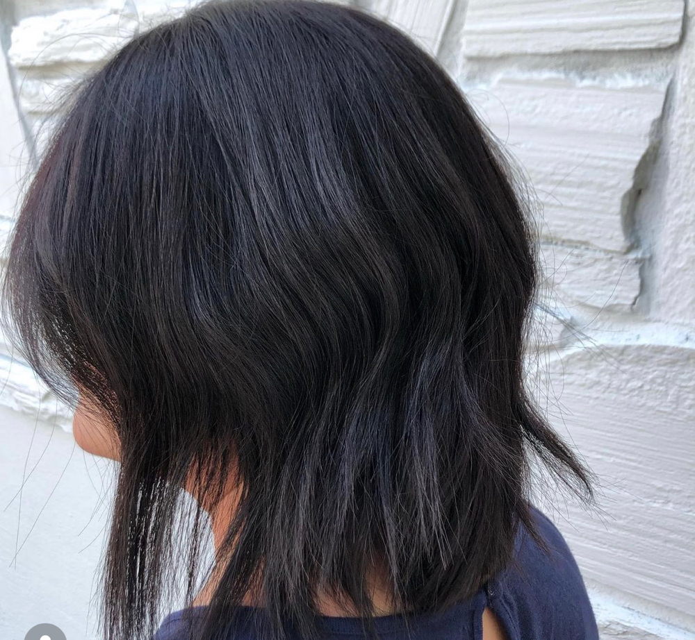 Root Color Re-Touch+Haircut (Tabby)