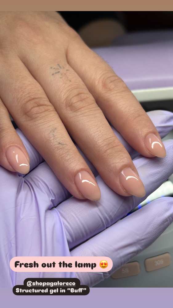 Structured Gel Manicure SHORT-MED