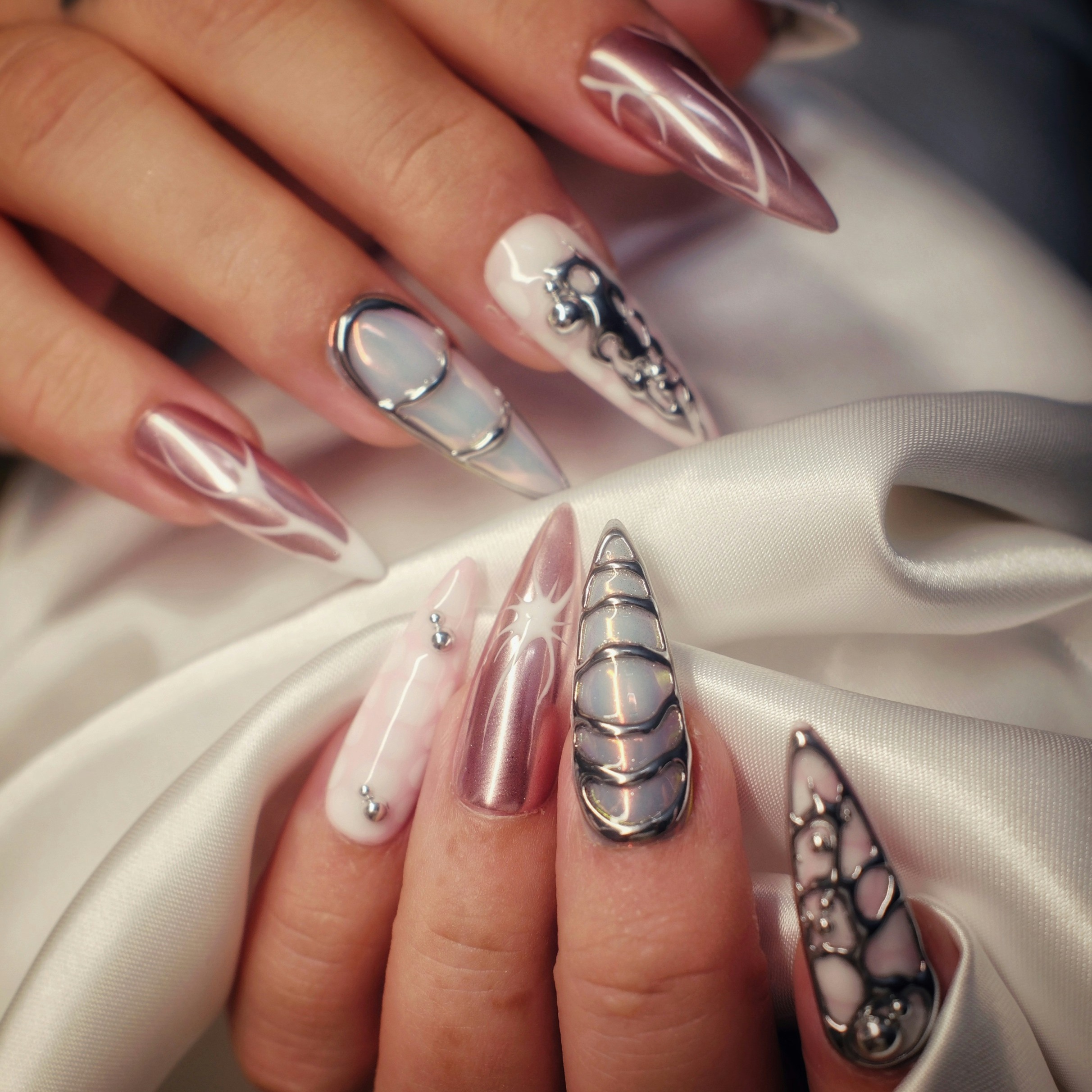 custom structured gel set at curedbycindy in NY, NY