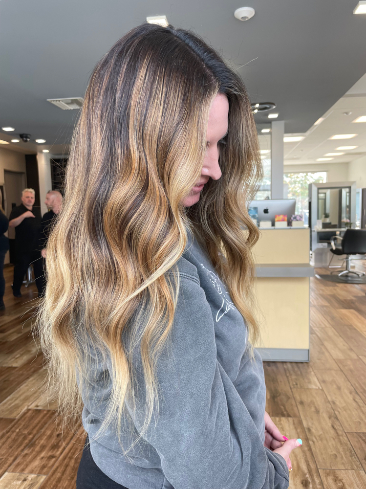 Partial Hand Painting Balayage