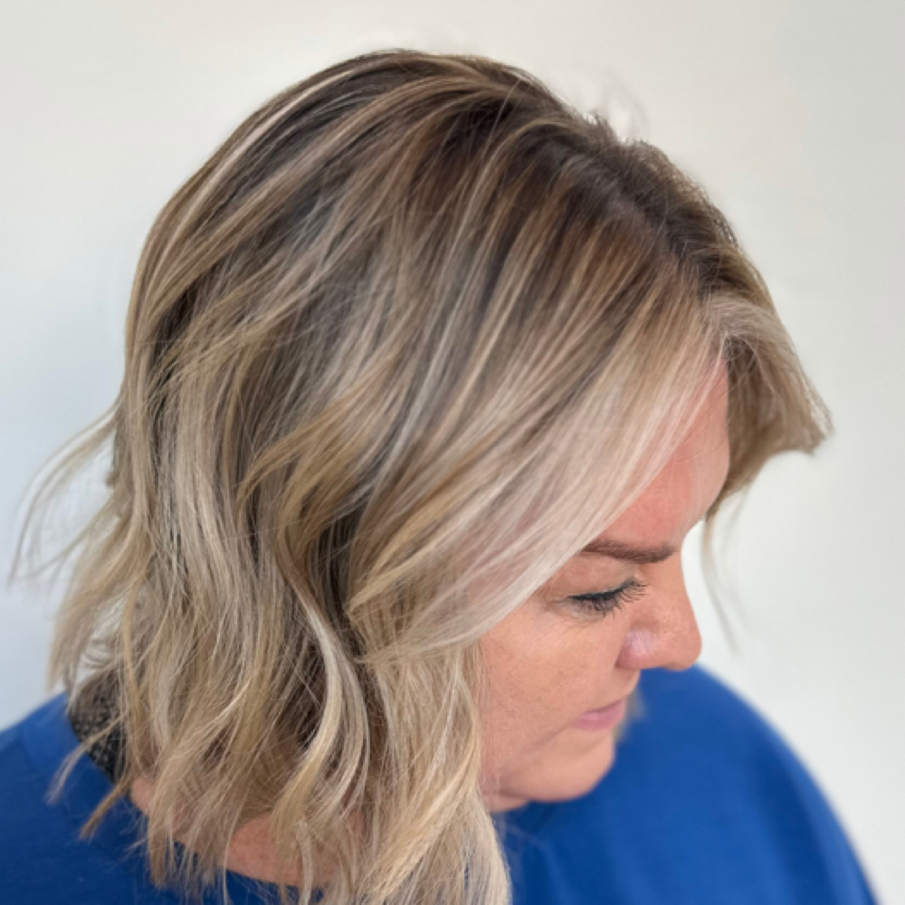 Partial Highlight With  Haircut at Hair By Lauren  Towns in Canton, GA