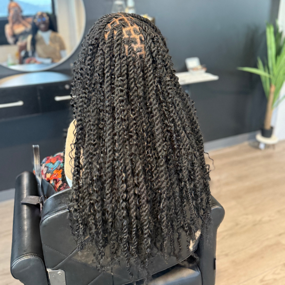 Passion Twist Over Locs at Locsbyluva in Cincinnati, OH