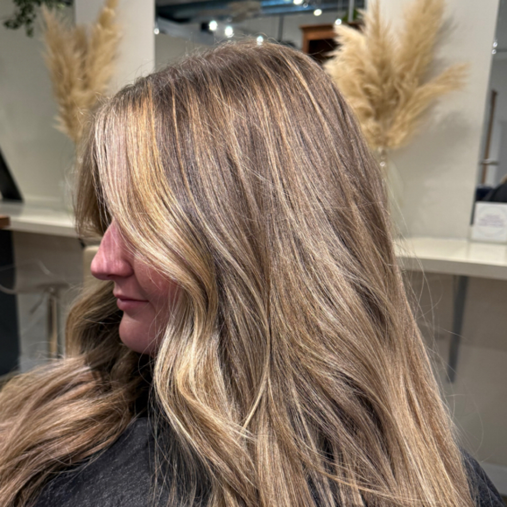 Partial Highlight With Root Color at Abby Rhea Beauty in Greensboro, NC