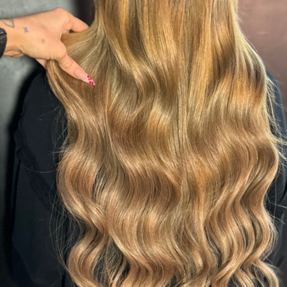 Invisible Beaded Weft Install**3ROW at FoiledByFaith in Burleson, TX