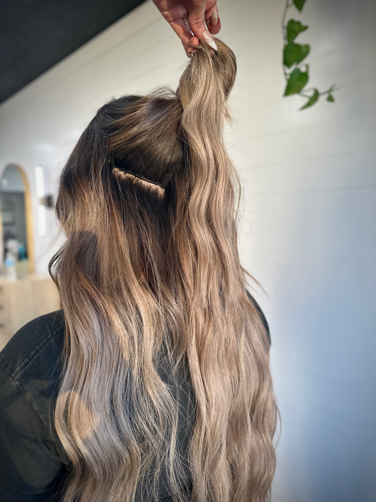 Invisible Beaded Weft Install**3ROW