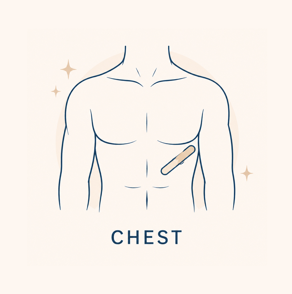 Chest at Good Face Studio in San Ramon, CA