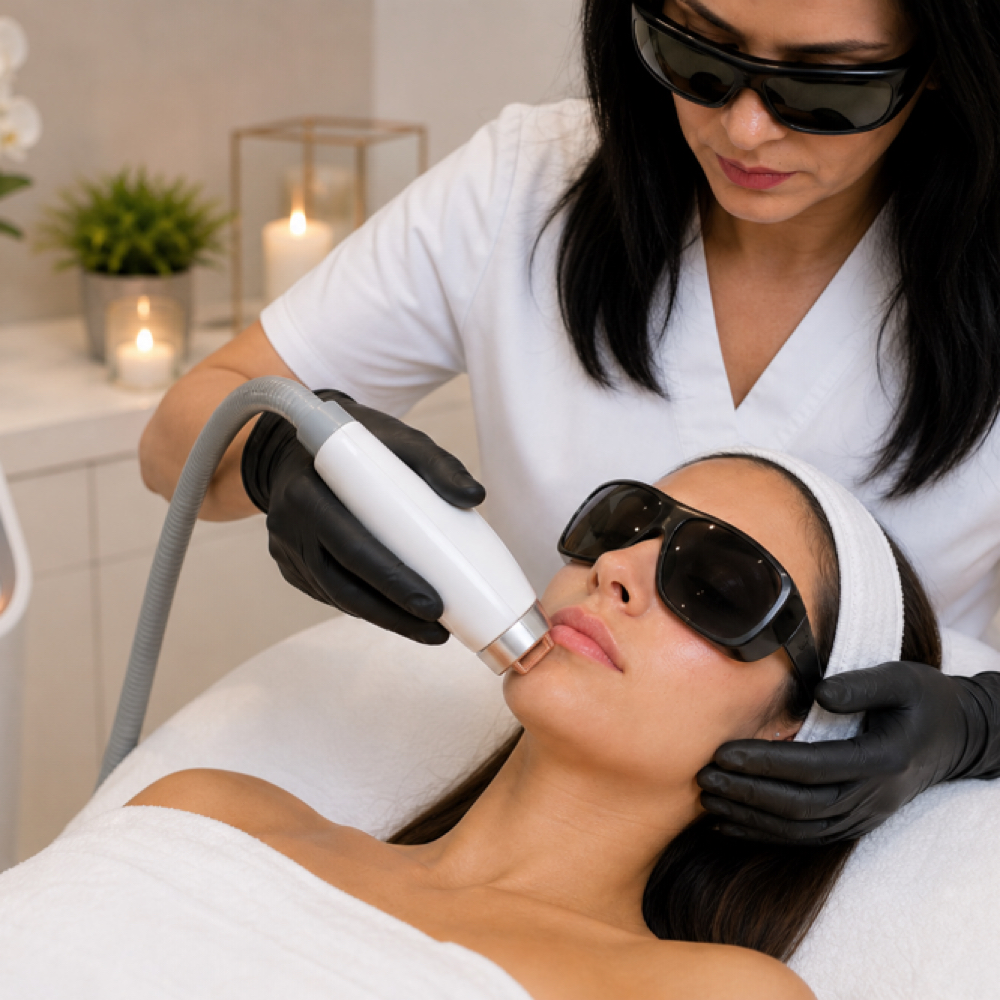 Laser hair removal face at Kal's Esthetician Clinic in Colorado Springs, CO