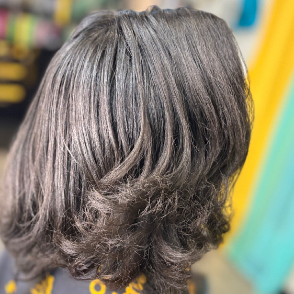 Healthy Hair Silk Press Experience at The Thairapy Suite A Natural Hair Care & Loc Maintenance Salon Suite in Henderson, NV
