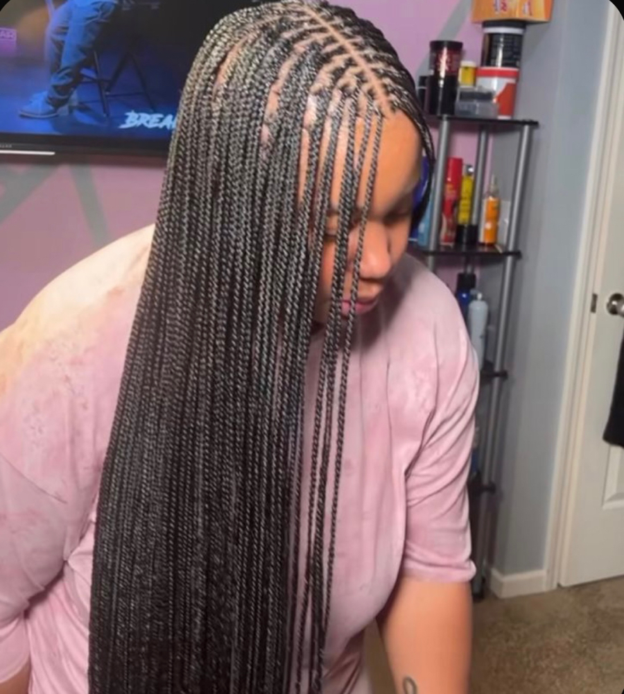 XSmall Knotless/Box Braids