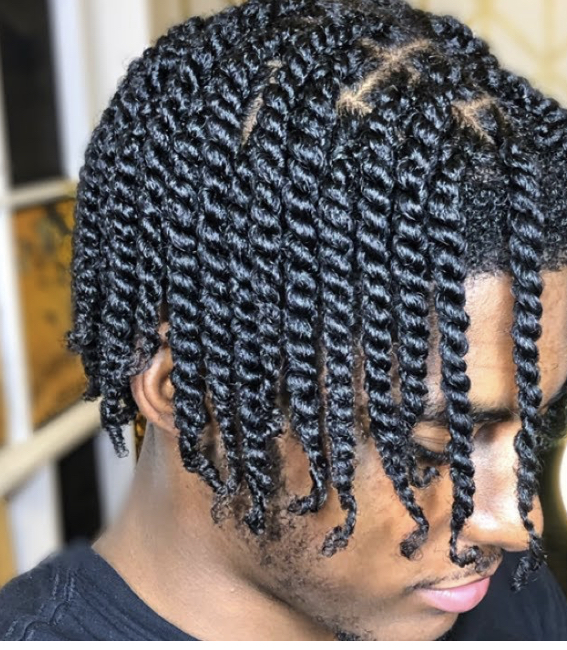 Two Strand Twist On Straight Hair
