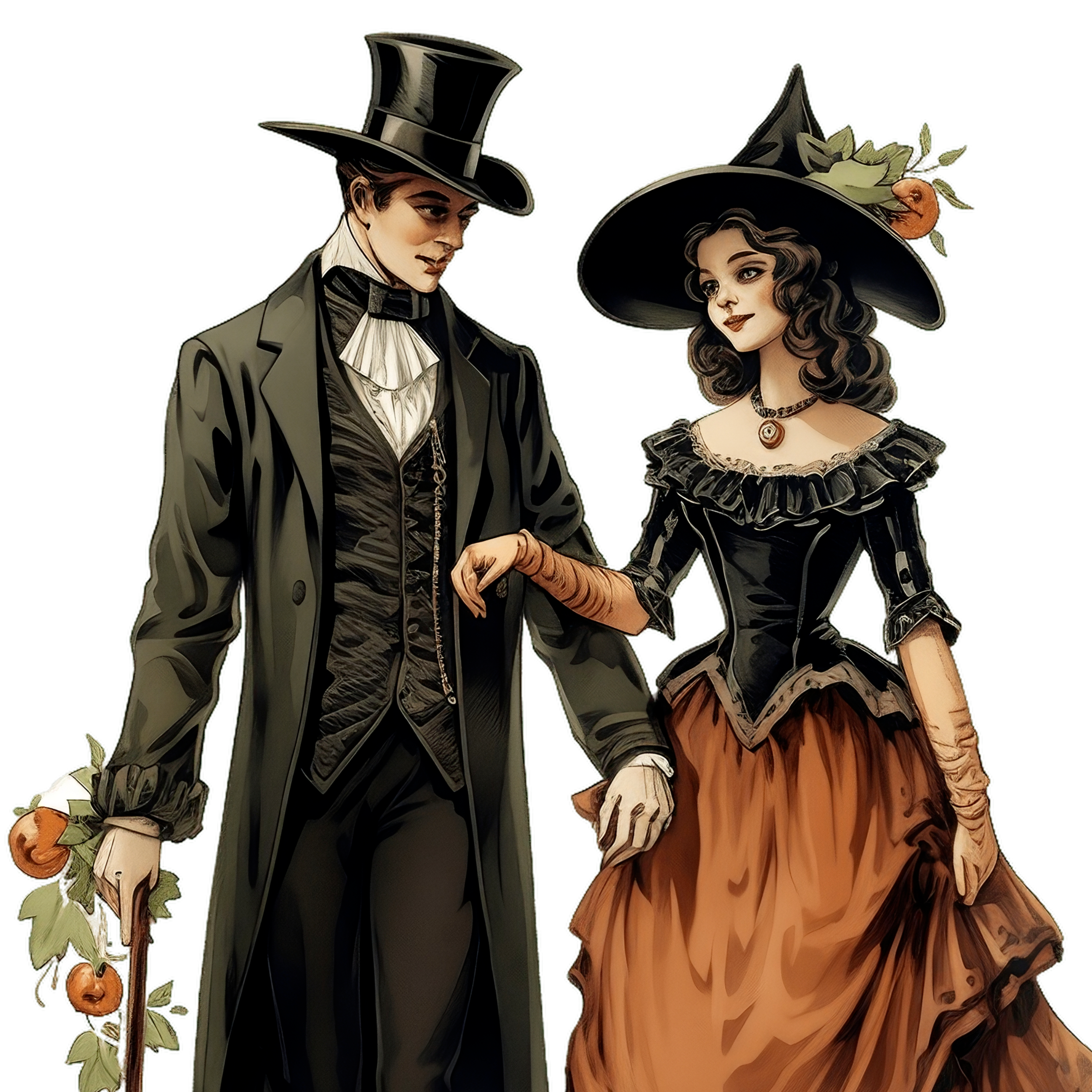 The Gilded Witch Manicure at Just Calm Down Holistic in Exeter, NH