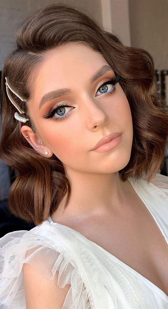 Makeup Application With Lashes