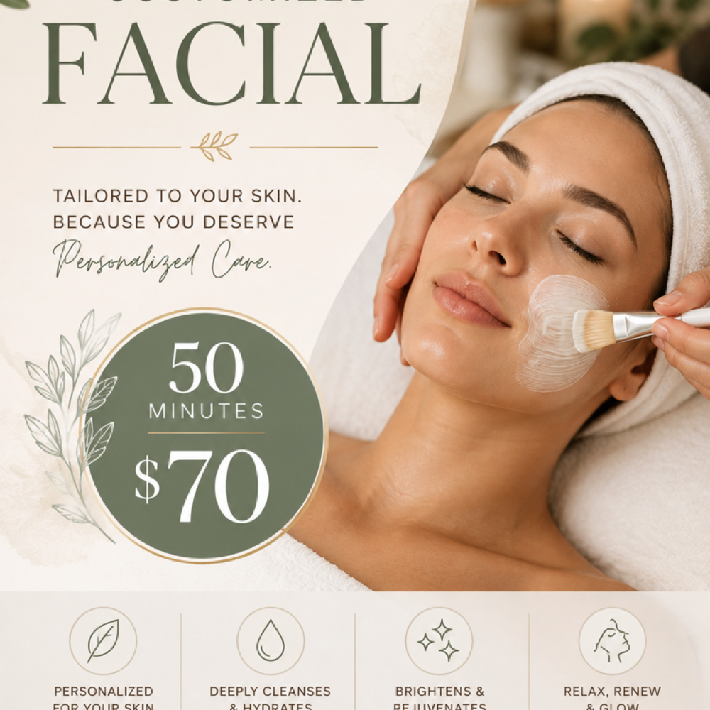 Customized Facial at SKN SPA in Rosebud, TX