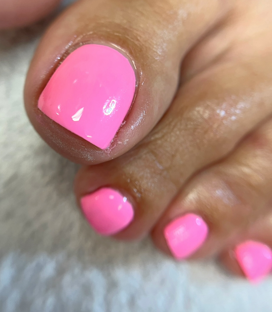 Express Gel Pedicure (Dry service)