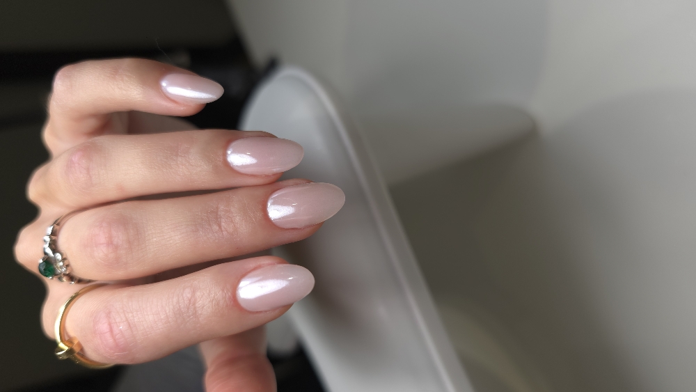 Chrome Nail Design at Vira nails | Russian manicure in Costa Mesa, CA