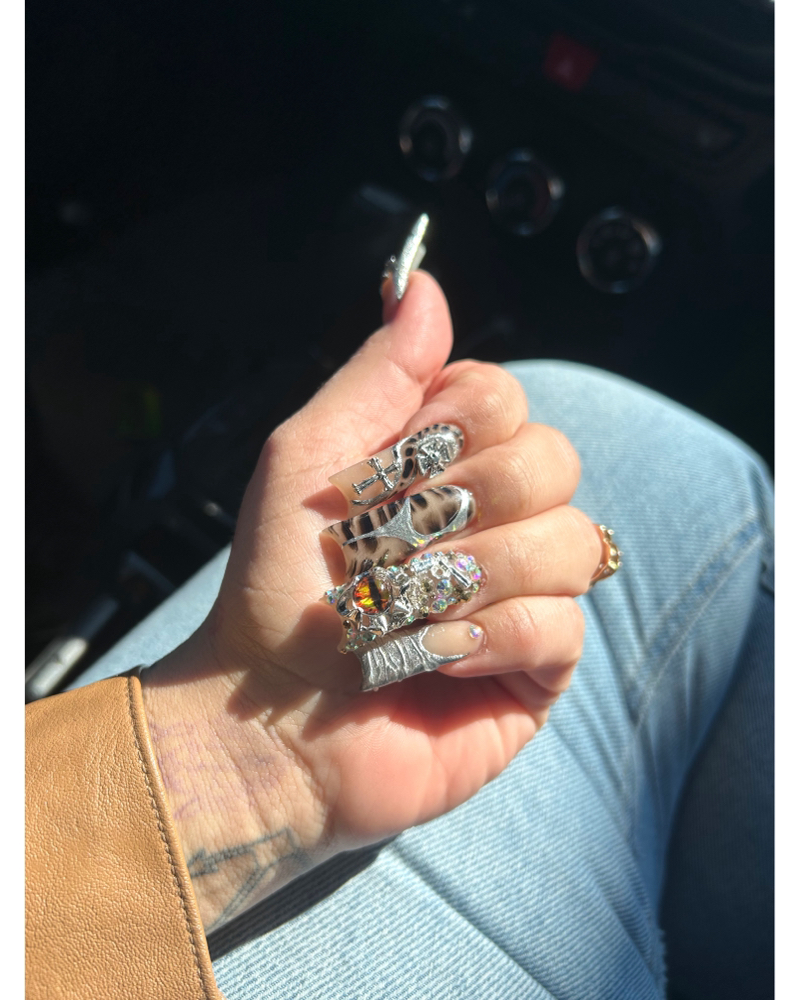 Futuristic/Cyber Nail Art