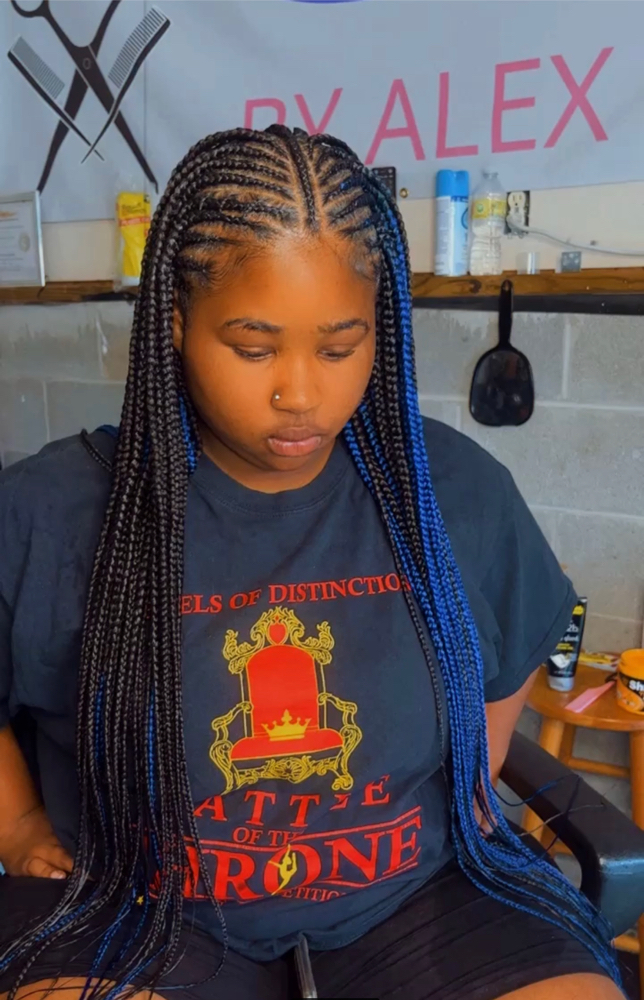 Tribal Braids Butt Length