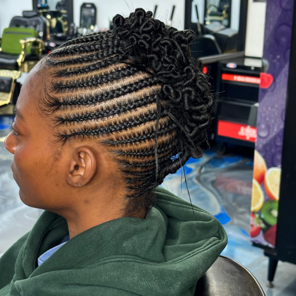 Braided Mohawk at Gyanna Styles in North Providence, RI