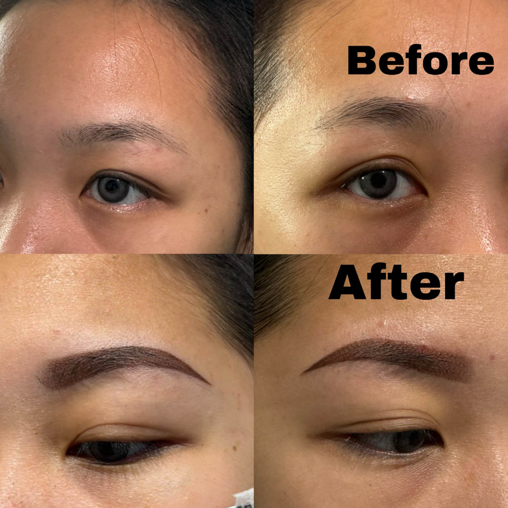 Ombre Powder Brows at Hally Tran in Findlay, OH