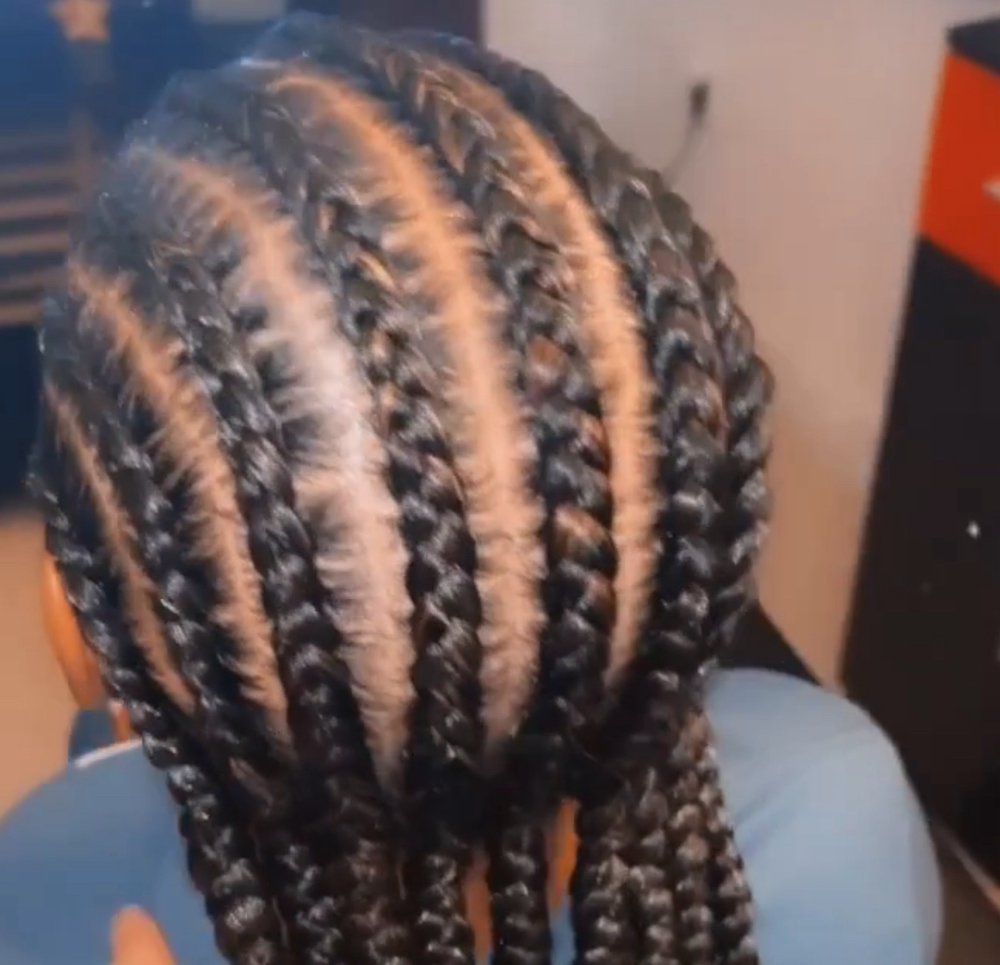 6-10 Cornrow Braids