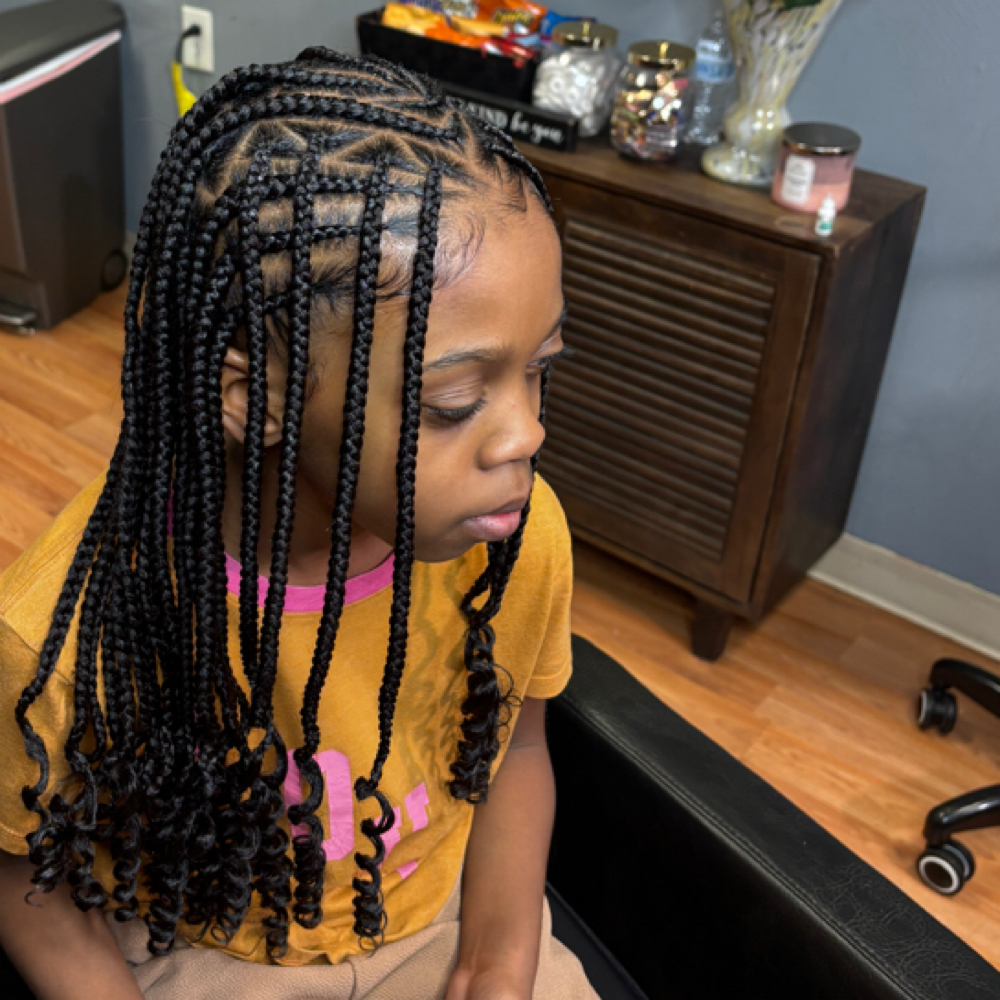 Flip Over Fulani Braids at JCTouch Salon in Parkville, MD