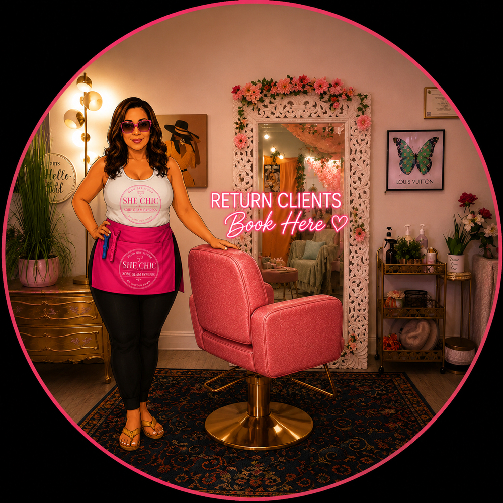 Return Client Only at SoBe Glam Express & She Chic Hair in Miami Beach, FL
