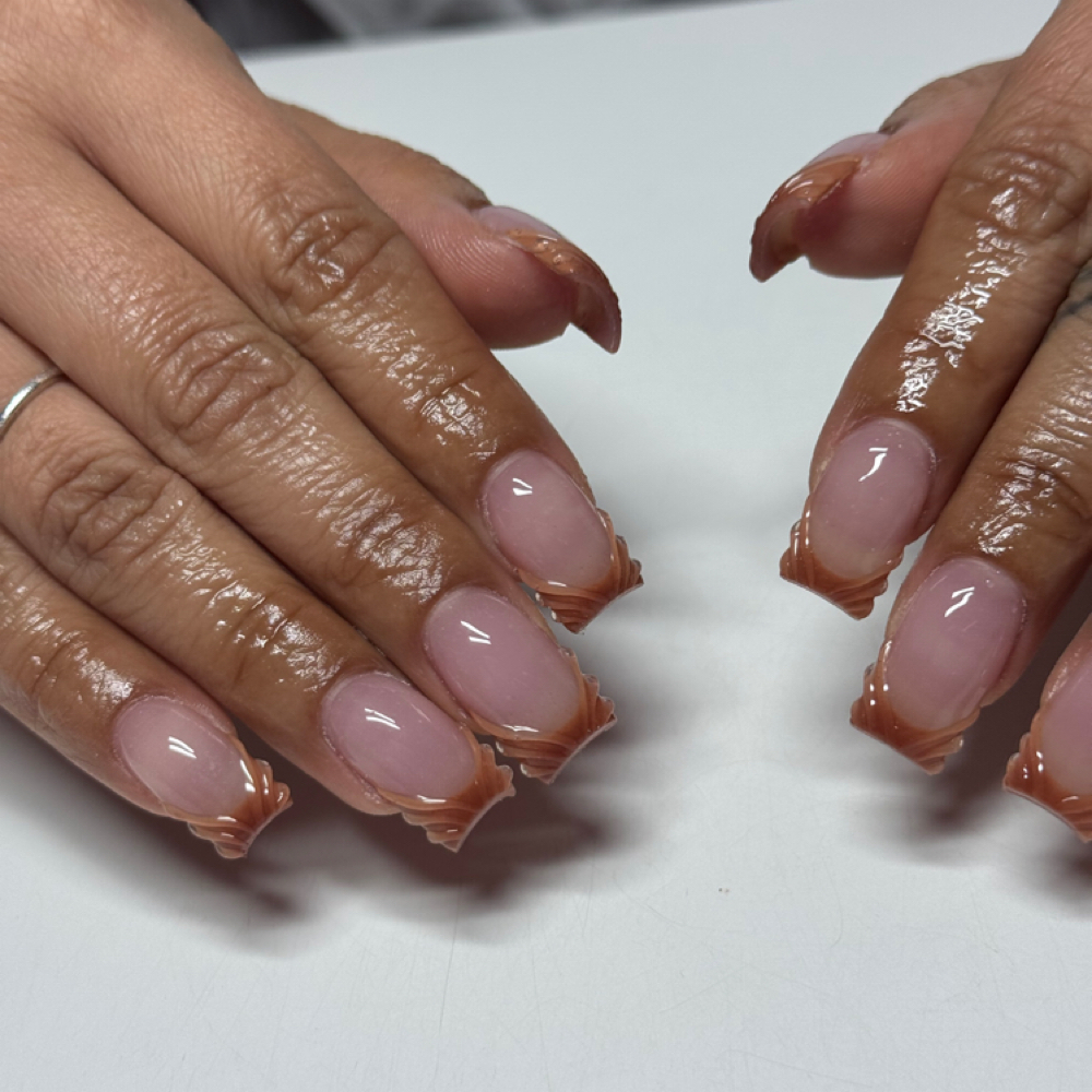 Short Acrylic Nails- Full Set at Nails by Elena in Porterville, CA