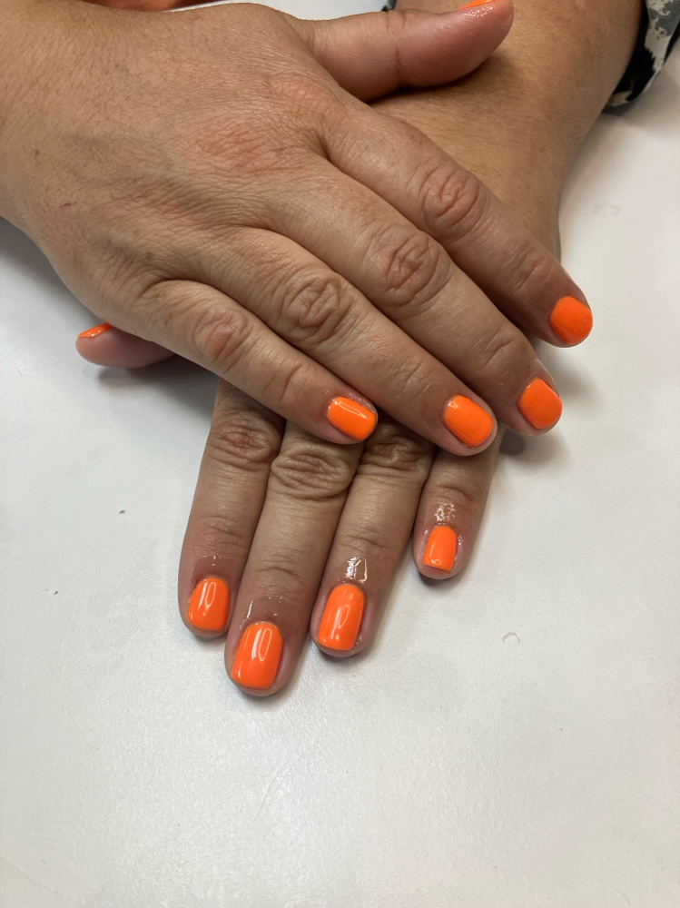 Express Gel Polish + Russian mani
