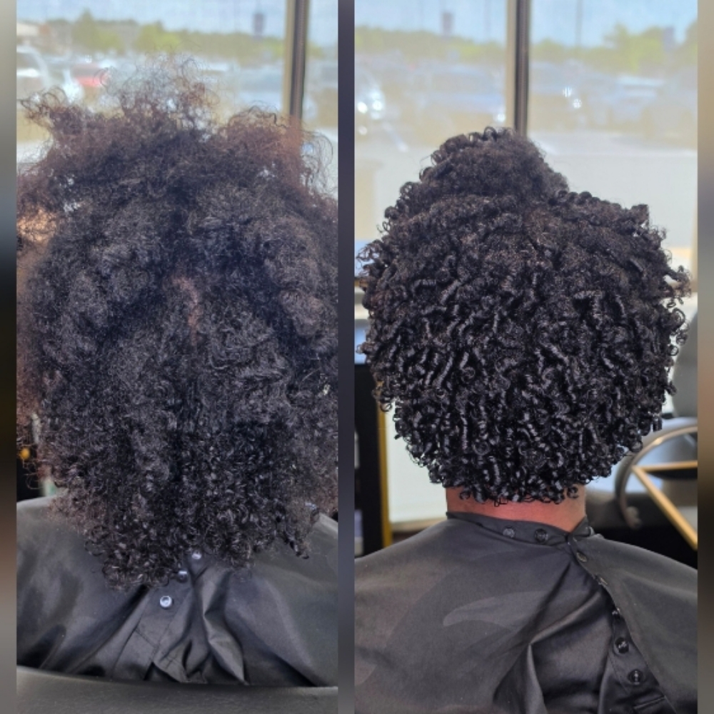 Big Chop Damage Reset Natural Style at Curl Access Inc Salon in Snellville, GA