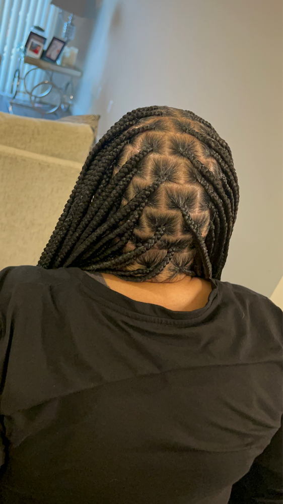 Medium Knotless at BraidsByChardonnay in Milwaukee, WI