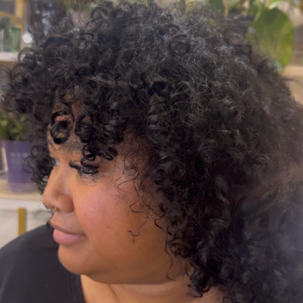 Curly Haircut at Bitter Femme Beauty in Aurora, CO