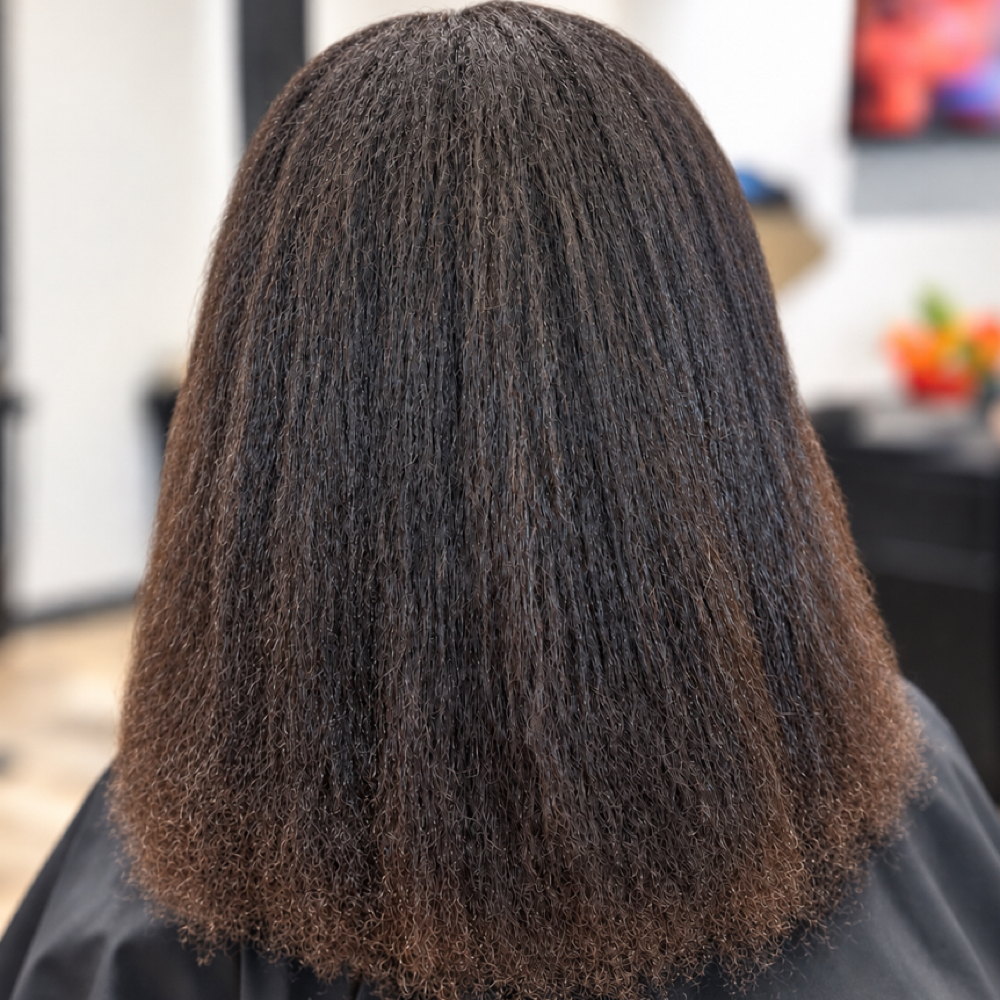 Basic Shampoo & Blowdry at Crown & Silk Salon in Durham, NC