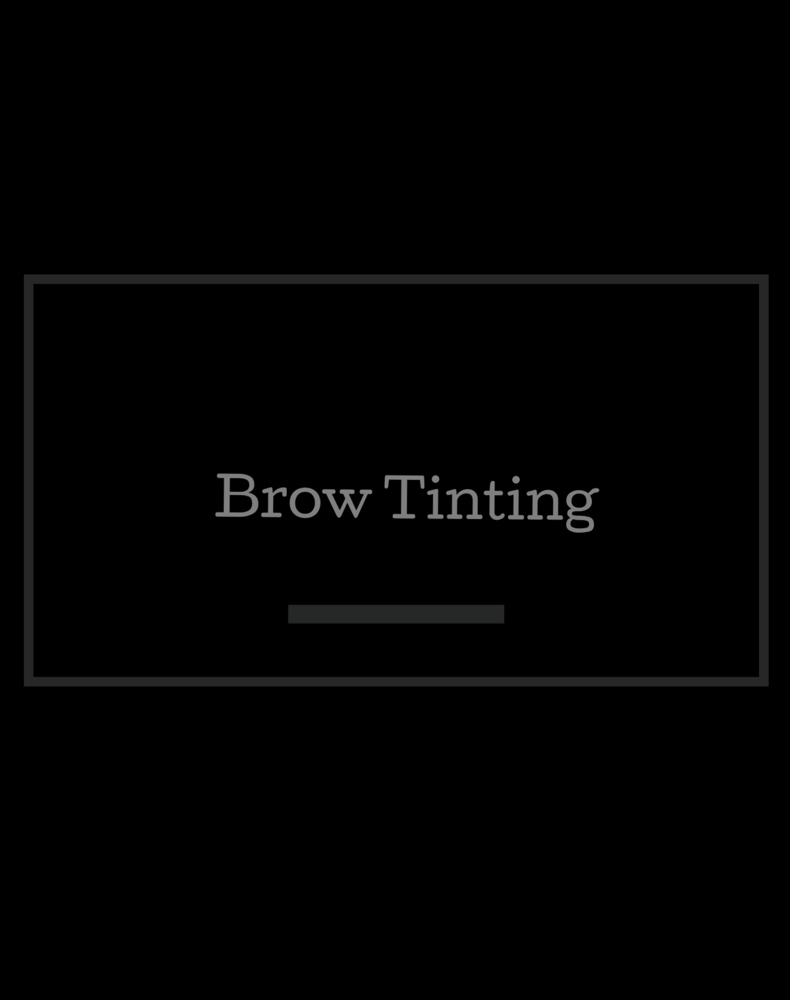 Brow Tinting