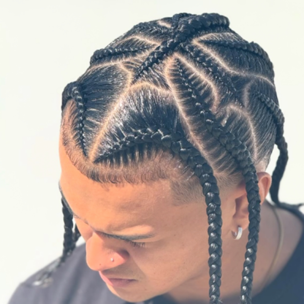 Freestyle Cornrows (Men) at Haus Of Kartel in Rochester, NY