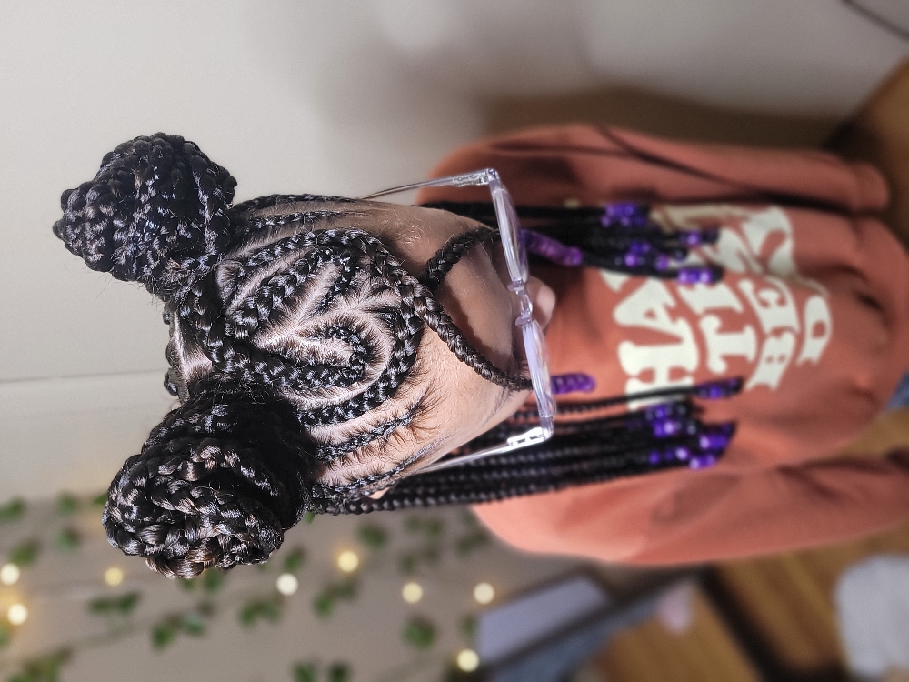 Kids Fulani Half & Half (Medium)