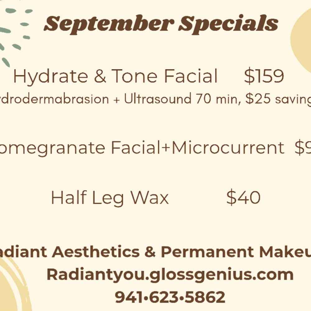 Pomegranate Facial at Radiant Aesthetics & Permanent Makeup in Port Charlotte, FL
