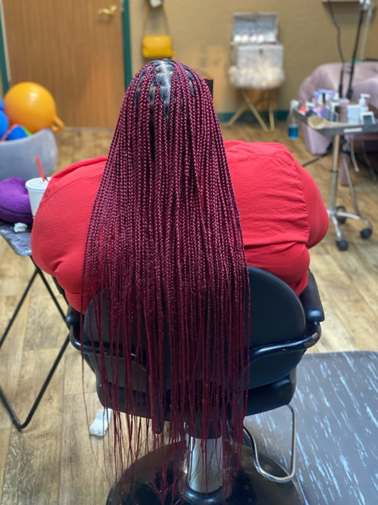 Small Knotless Braids