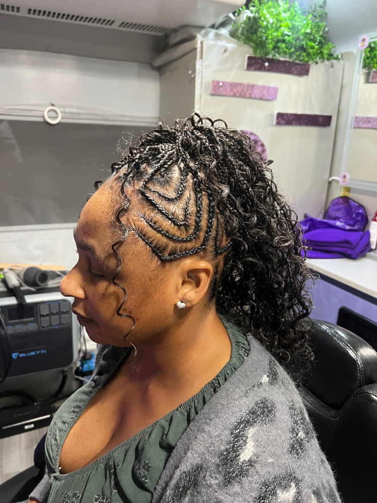 BOHO Braids MOHAWK