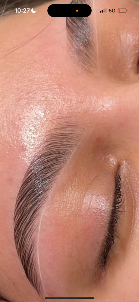 Brow lamination & wax - no tint