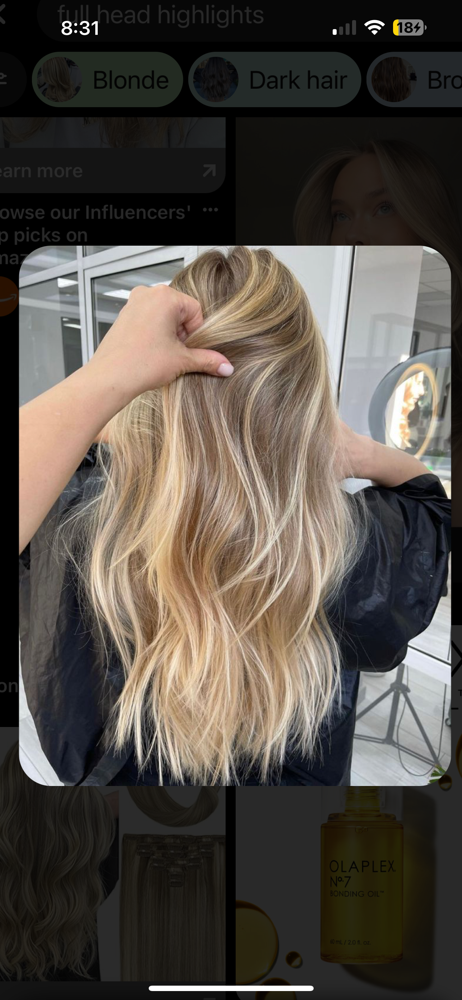 Half Head Highlight