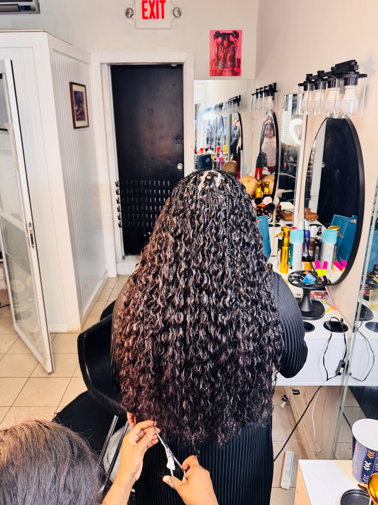 smedium boho knotless
