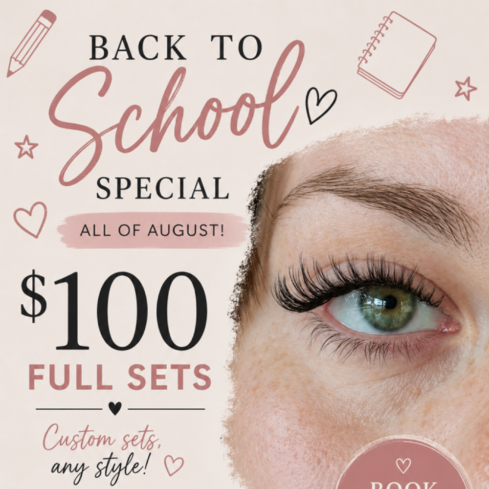 Back To School $100 Full Set at Alexandra Aesthetics in Punta Gorda, FL